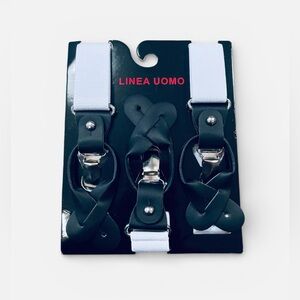NWT Linea Uomo Men's Suspenders
